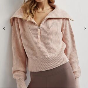 Varley Mentone Half-Zip Knit Pullover, Size Small